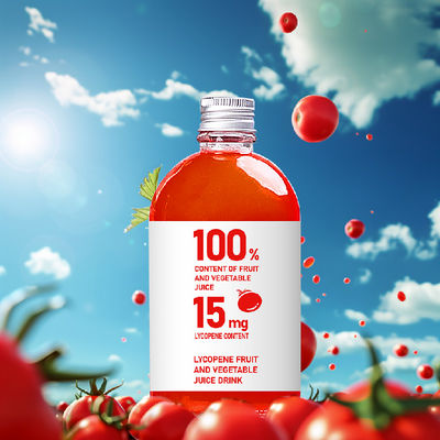 Qualität Flaschen aus Kunststoff, ungesalzter Tomatensaft 100 ml 3% Nährstoff-Referenzwert usine