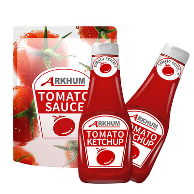 Qualität Dickflüssige, perfekte Tomaten-Ketchup-Sauce für Restaurants usine