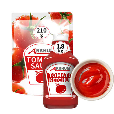 Qualität Aromatisierte Tomatensauce und gewürztes Ketchup mit 7% des Energie-Nährstoffbezugswerts, geeignet für alle Arten von Pasta, einfach und schnell zu verwenden usine